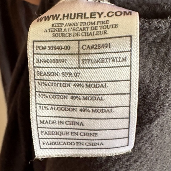 Hurley Black Drop Waist Beach Strappy Classic Maxi Dress Size Medium EUC - Picture 9 of 9